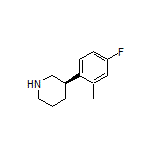 (R)-3-(4-Fluoro-2-methylphenyl)piperidine