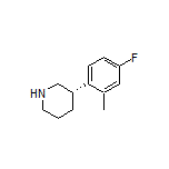 (S)-3-(4-Fluoro-2-methylphenyl)piperidine