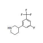 3-[3-Fluoro-5-(trifluoromethyl)phenyl]piperidine
