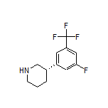 (S)-3-[3-Fluoro-5-(trifluoromethyl)phenyl]piperidine