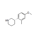 (S)-3-(4-Methoxy-2-methylphenyl)piperidine
