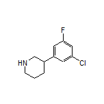 3-(3-Chloro-5-fluorophenyl)piperidine