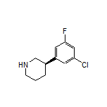 (R)-3-(3-Chloro-5-fluorophenyl)piperidine