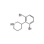 3-(2,6-Dibromophenyl)piperidine