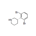 (S)-3-(2,6-Dibromophenyl)piperidine