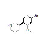 (R)-3-(4-Bromo-2-methoxyphenyl)piperidine