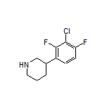 3-(3-Chloro-2,4-difluorophenyl)piperidine