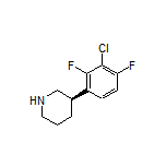 (R)-3-(3-Chloro-2,4-difluorophenyl)piperidine