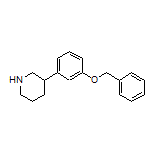 3-[3-(Benzyloxy)phenyl]piperidine
