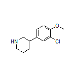 3-(3-Chloro-4-methoxyphenyl)piperidine