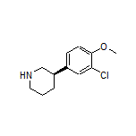 (R)-3-(3-Chloro-4-methoxyphenyl)piperidine