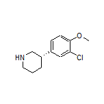 (S)-3-(3-Chloro-4-methoxyphenyl)piperidine