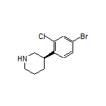 (R)-3-(4-Bromo-2-chlorophenyl)piperidine