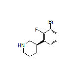 (R)-3-(3-Bromo-2-fluorophenyl)piperidine
