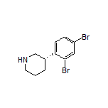 (S)-3-(2,4-Dibromophenyl)piperidine