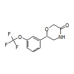 6-[3-(Trifluoromethoxy)phenyl]morpholin-3-one