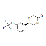 (R)-6-[3-(Trifluoromethoxy)phenyl]morpholin-3-one