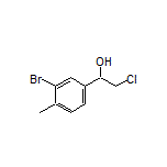 1-(3-Bromo-4-methylphenyl)-2-chloroethanol