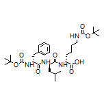 (2R)-2-[(2R)-2-[(2R)-2-(Boc-amino)-3-phenylpropanoylamino]-4-methylpentanoylamino]-6-(Boc-amino)hexanoic Acid