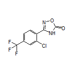 3-[2-Chloro-4-(trifluoromethyl)phenyl]-1,2,4-oxadiazol-5(4H)-one