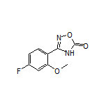 3-(4-Fluoro-2-methoxyphenyl)-1,2,4-oxadiazol-5(4H)-one