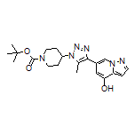 6-[1-(1-Boc-piperidin-4-yl)-5-methyl-1H-1,2,3-triazol-4-yl]pyrazolo[1,5-a]pyridin-4-ol