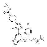 6-[1-(1-Boc-piperidin-4-yl)-5-methyl-1H-1,2,3-triazol-4-yl]-4-[2-[(tert-butyldimethylsilyl)oxy]-1-(5-fluoropyridin-2-yl)ethoxy]pyrazolo[1,5-a]pyridine