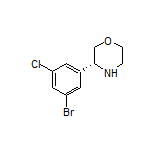(R)-3-(3-Bromo-5-chlorophenyl)morpholine