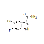 5-Bromo-6-fluoro-1H-indole-3-carboxamide