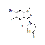 1-(6-Bromo-5-fluoro-1-methyl-3-indazolyl)dihydropyrimidine-2,4(1H,3H)-dione