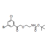 1-(3-Bromo-5-chlorophenyl)-2-[2-(Boc-amino)ethoxy]ethan-1-one