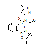 2-[N-(4,5-Dimethylisoxazol-3-yl)-N-(methoxymethyl)sulfamoyl]phenylboronic Acid Pinacol Ester