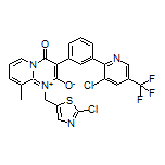 1-[(2-Chloro-5-thiazolyl)methyl]-3-[3-[3-chloro-5-(trifluoromethyl)-2-pyridyl]phenyl]-2-hydroxy-9-methyl-4-oxo-4H-pyrido[1,2-a]pyrimidinium Inner Salt