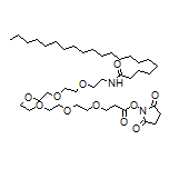 2,5-Dioxopyrrolidin-1-yl 23-Oxo-4,7,10,13,16,19-hexaoxa-22-azatritetracontan-1-oate