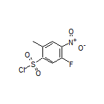 5-Fluoro-2-methyl-4-nitro-1-benzenesulfonyl Chloride