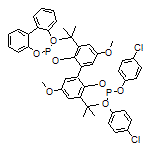 Bis(4-chlorophenyl) (3,3’-Di-tert-butyl-2’-(dibenzo[d,f][1,3,2]dioxaphosphepin-6-yloxy)-5,5’-dimethoxy-[1,1’-biphenyl]-2-yl) Phosphite