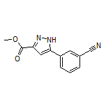 Methyl 5-(3-Cyanophenyl)-1H-pyrazole-3-carboxylate