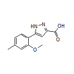 5-(2-Methoxy-4-methylphenyl)-1H-pyrazole-3-carboxylic Acid