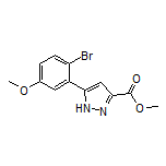 Methyl 5-(2-Bromo-5-methoxyphenyl)-1H-pyrazole-3-carboxylate