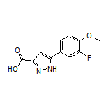 5-(3-Fluoro-4-methoxyphenyl)-1H-pyrazole-3-carboxylic Acid