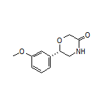 (S)-6-(3-Methoxyphenyl)morpholin-3-one