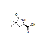 (R)-4,4-Difluoro-5-oxopyrrolidine-2-carboxylic Acid
