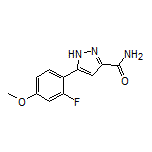 5-(2-Fluoro-4-methoxyphenyl)-1H-pyrazole-3-carboxamide