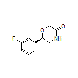 (R)-6-(3-Fluorophenyl)morpholin-3-one