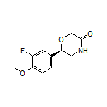 (R)-6-(3-Fluoro-4-methoxyphenyl)morpholin-3-one