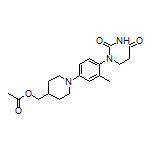 [1-[4-[2,4-Dioxotetrahydropyrimidin-1(2H)-yl]-3-methylphenyl]piperidin-4-yl]methyl Acetate