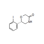 (S)-6-(2-Iodophenyl)morpholin-3-one