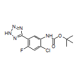 N-Boc-2-chloro-4-fluoro-5-(2H-tetrazol-5-yl)aniline