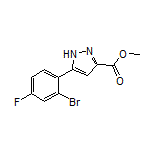 Methyl 5-(2-Bromo-4-fluorophenyl)-1H-pyrazole-3-carboxylate