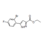 Ethyl 5-(2-Bromo-4-fluorophenyl)-1H-pyrazole-3-carboxylate